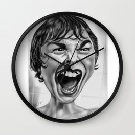 Marion Pycho Scream Wall Clock