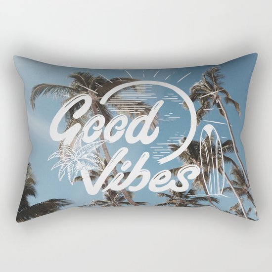 Good Vibes (summer) Rectangular Pillow