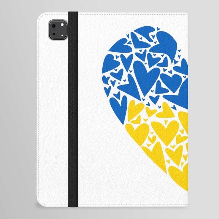 Ukraine Hearts iPad Folio Case