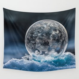 Crystal Frozen Bubble Wall Tapestry