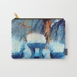 Winter in quarantine painting Carry-All Pouch