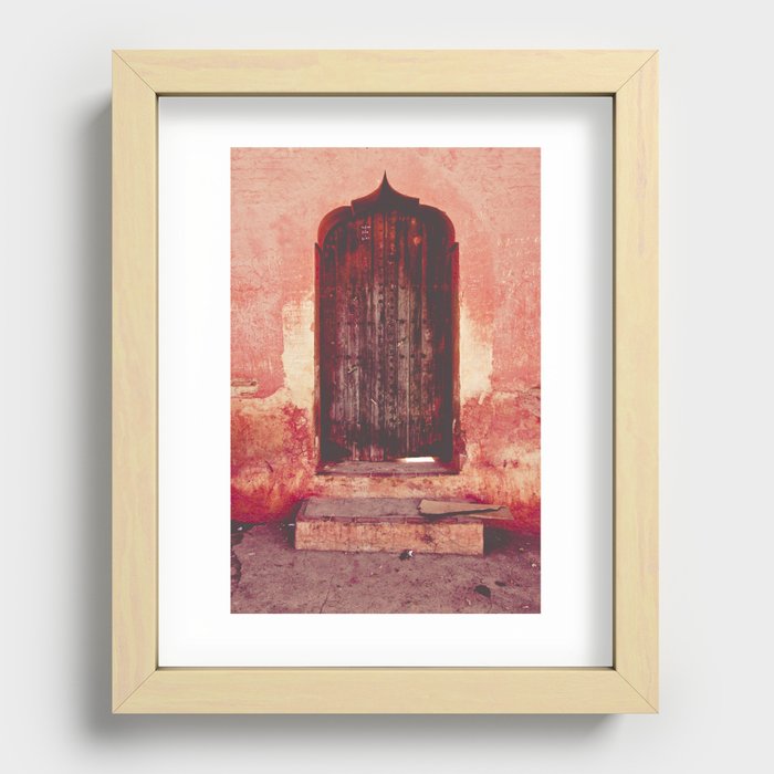 Moroccan Door II Recessed Framed Print
