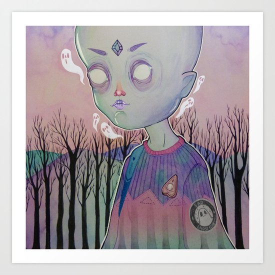 Little Ghost Art Print