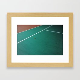 Late Night Tennis Framed Art Print