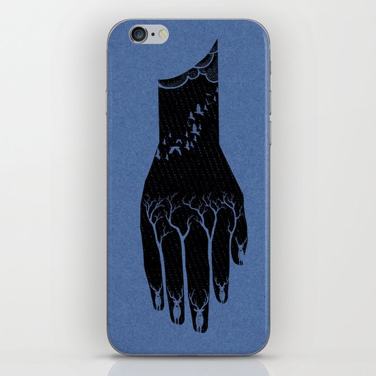 Natural hand iPhone & iPod Skin