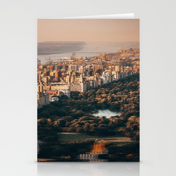 New York City distorted Stationery Cards