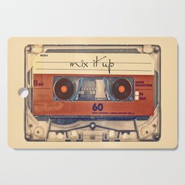 Mash Up Mixtape Vintage Record Player Cassette Tape Hybrid Cutting Board
