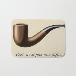 Rene Magritte The Treachery of Images (This is not a Pipe Bath Mat | Surrealism, Magritte, Surreal, Cool, Thesonofman, Style, Museum, Artistic, Famous, Renemagritte 