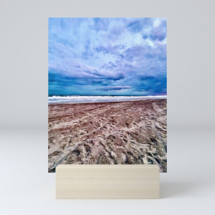 Ocean Beyond the Dunes of Time Mini Art Print