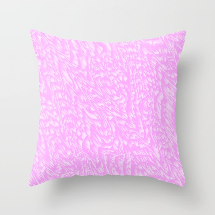 Light Pink Pattern Throw Pillow