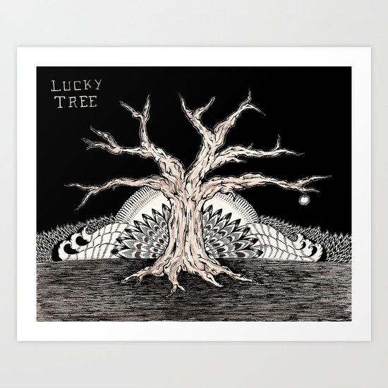 Lucky Tree Art Print