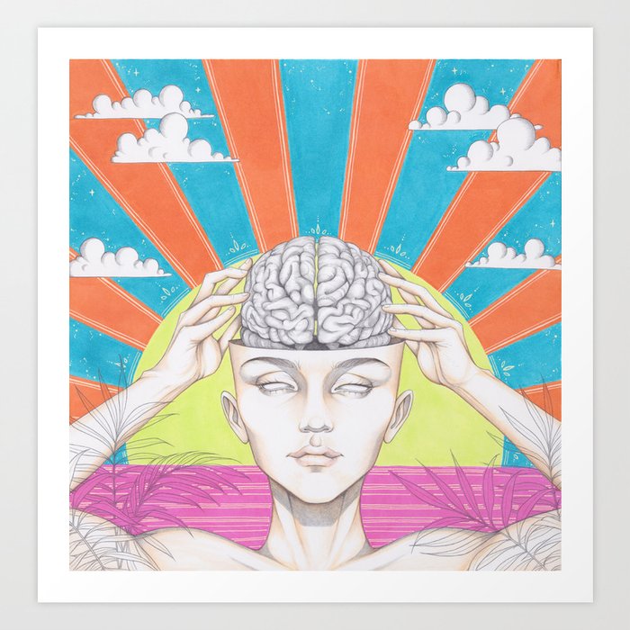 Brain Change Art Print