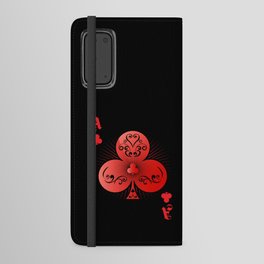 Clubs Poker Ace Casino Android Wallet Case
