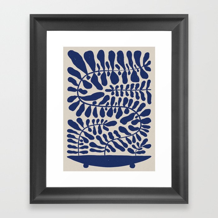 One Hundred-Leaved Plant #7 Framed Art Print