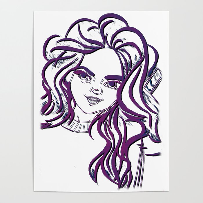 Portrait Drawing  Poster