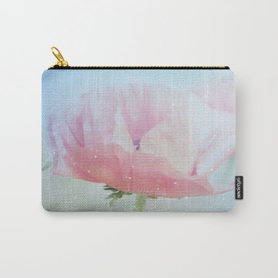 Snowflakes Poppies Carry-All Pouch