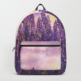 Lavender Field At Dusk Backpack