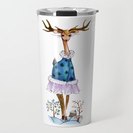 Fashion Christmas Deer 7 Travel Mug