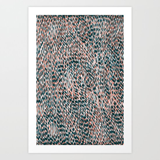 TIGUE "PEAKS" album art Art Print