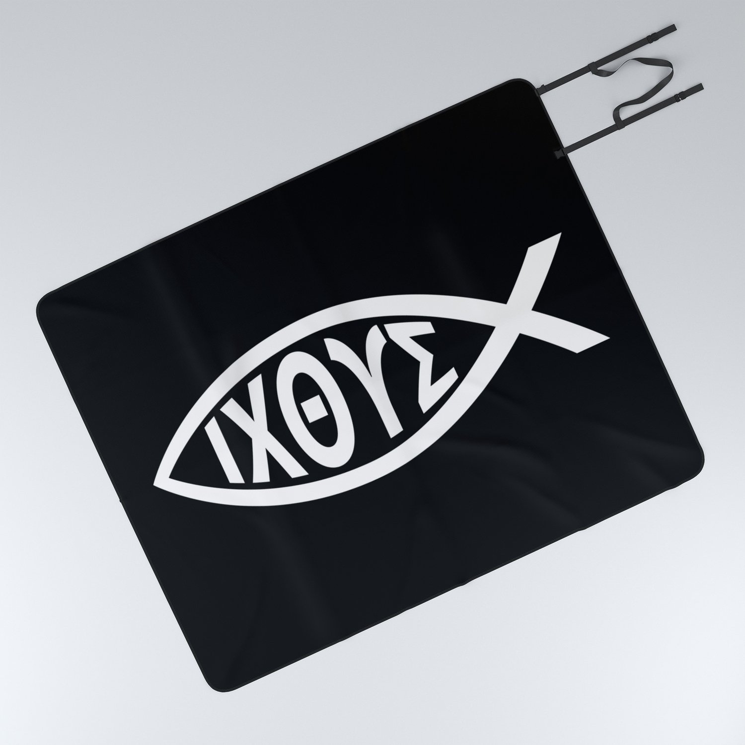 Ichthus Christian Fish Symbol Picnic Blanket By Hobrath Society6
