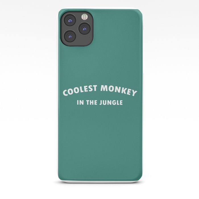 coolest monkey in the jungle or H M killer iPhone Case by