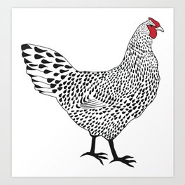 Chicken!  Art Print