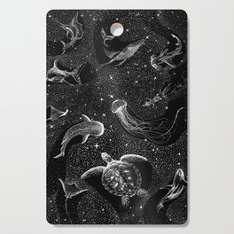 Cosmic Ocean (Black Version) Cutting Board