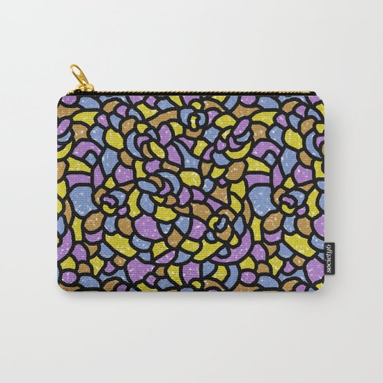 Mosaic Tiles Random Shaped Carry-All Pouch