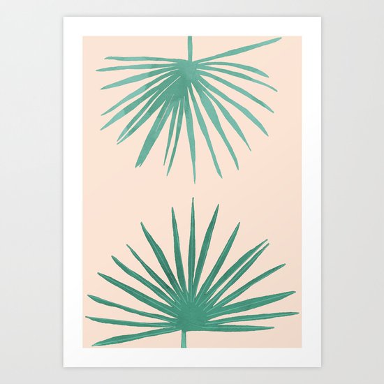 Petticoat Palms Art Print