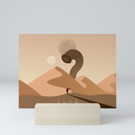 Arrakis Sandworm Mini Art Print