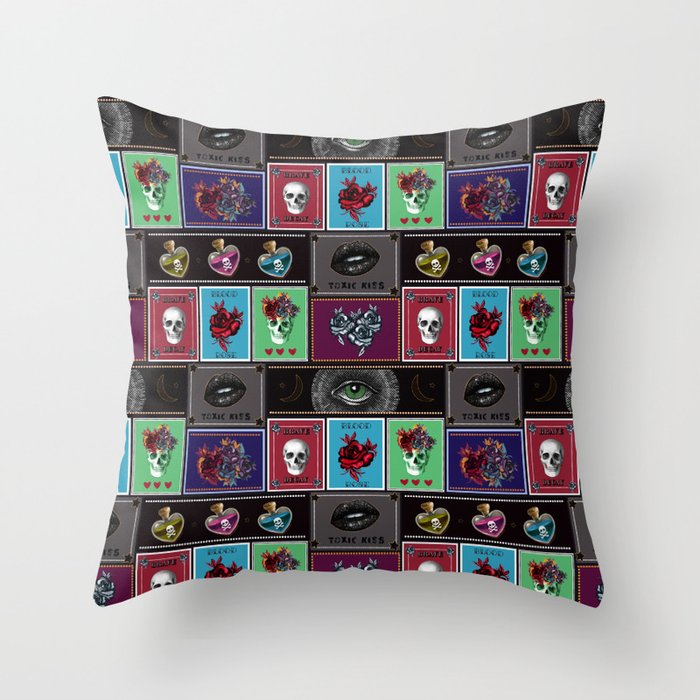 Brave Decay Throw Pillow