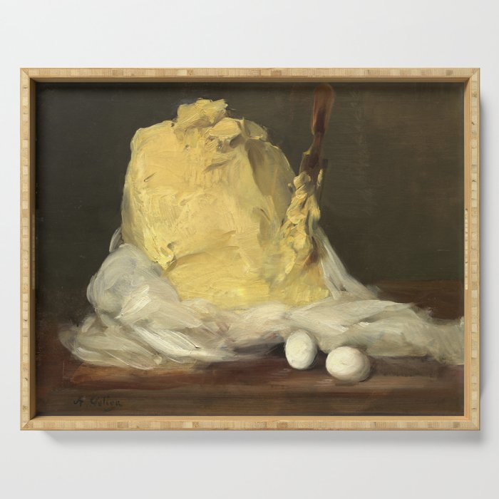 Mound of Butter by Antoine Vollon, 1875 Serving Tray
