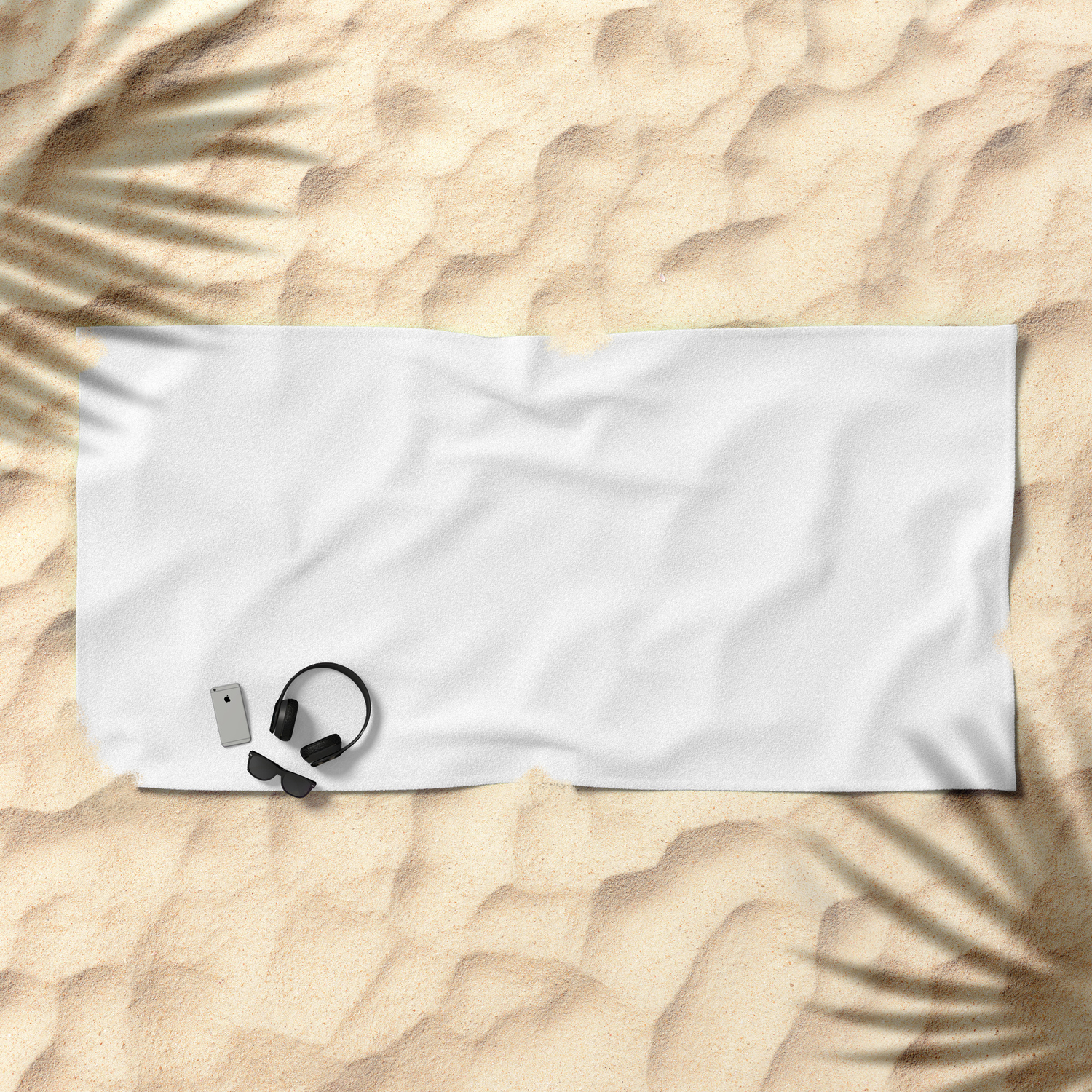 plain white beach towels