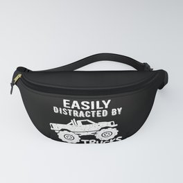 Easily Distracted By Trucks Truck Boy Vintage Fanny Pack