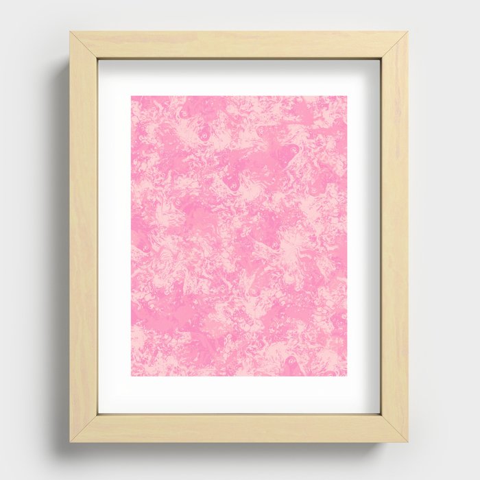 Beautiful Abstract Pastel Pattern Recessed Framed Print