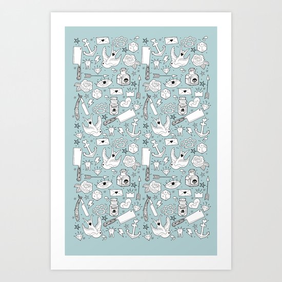 Old School Art Print
