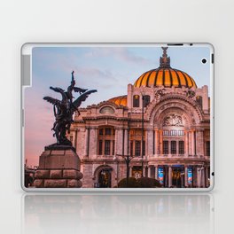 Mexico Photography - Beautiful Palace By The Pink Sunset Laptop Skin