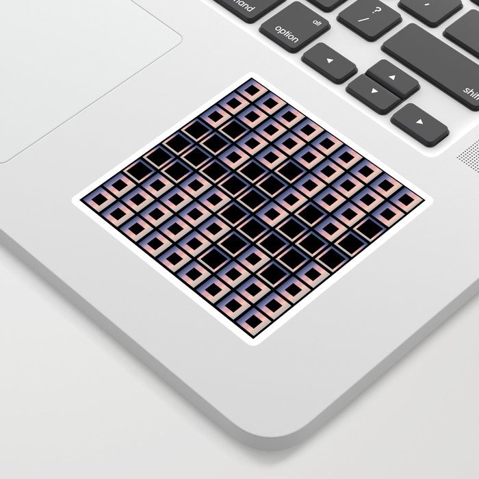 Composition of squares Sticker