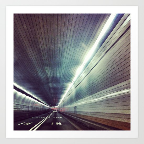 The Tunnel Art Print