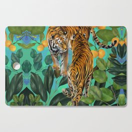 two tigers in the woods Cutting Board