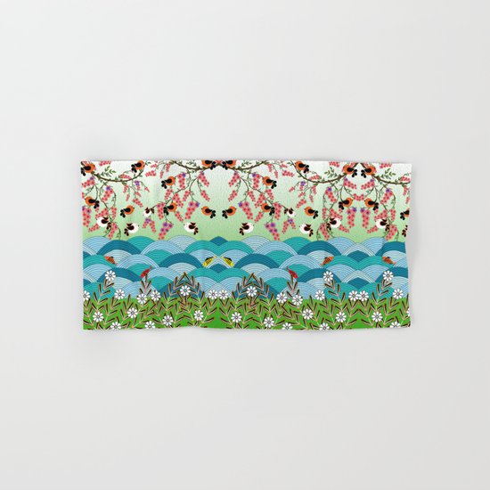 beautiful river Hand & Bath Towel