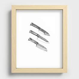 Knives Recessed Framed Print