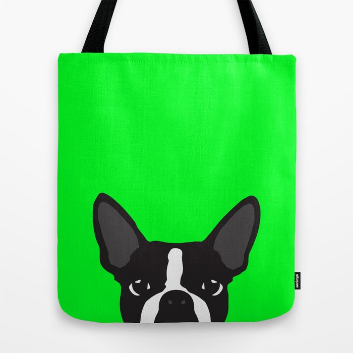 Boston terrier tote bag sale