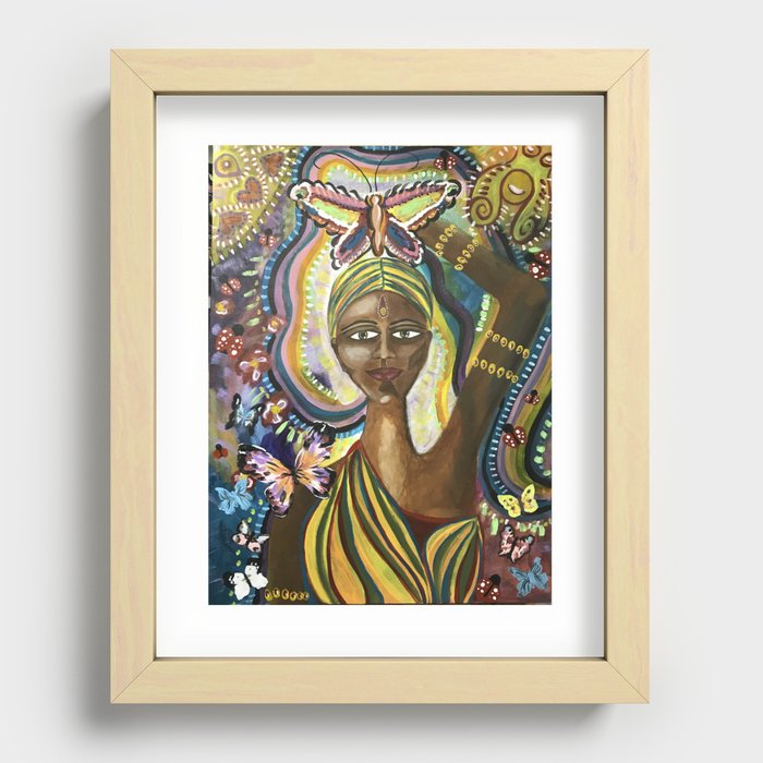 Ghanese Recessed Framed Print