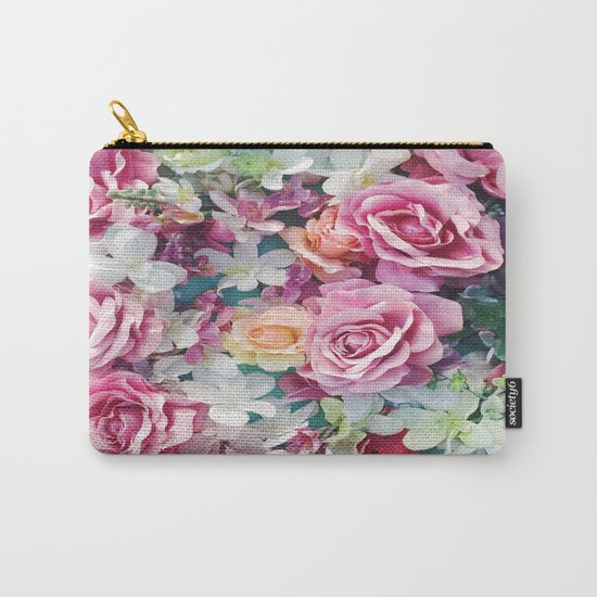 Summer Flowers Carry-All Pouch