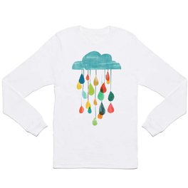 cloudy with a chance of rainbow Long Sleeve T-shirt