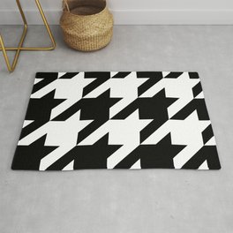 Big Houndstooth Pattern Area & Throw Rug