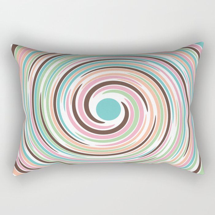 Pastel swirl Rectangular Pillow
