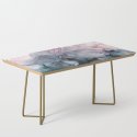 Blush And Paynes Grey Flowing Abstract Painting Dekkodesignstore Com
