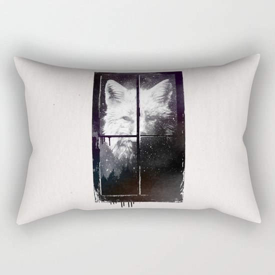 Night window Rectangular Pillow